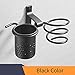 Produktbild Haartrocknerhalter mit Tasse Haushalt Rack Haartrockner Regal Metall Wandhalterung Bad Zubehör Rack Einheitsgröße C.