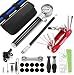 NAMUCUO Bike Tyre Repair Tool Kit - Bicycle Tool kit with 210 Psi Mini Pump 10-in-1 Multi-Tool（with Chain Breaker）,3 in1 Tyre Levers &Tire Patch, Bone Wrench, Portable Tool Bag. 6 Month Warranty