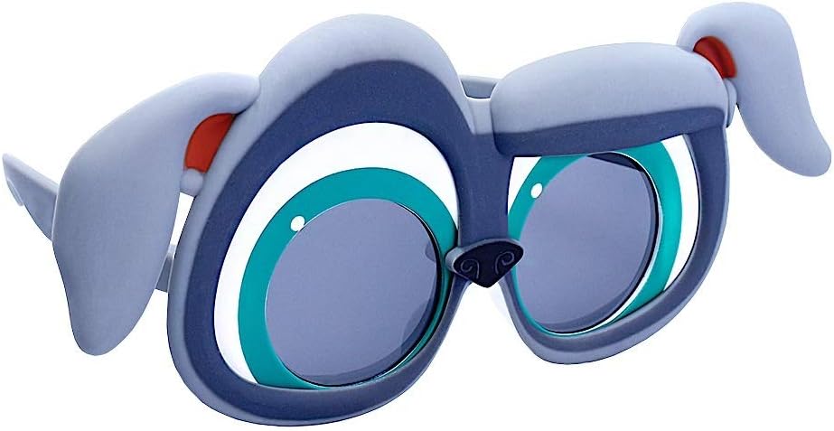 Sun-Staches Puppy Dog Pals Bingo Pug Sunglasses | Party Favor Costume Accessory | UV 400 | One Size Fits Most