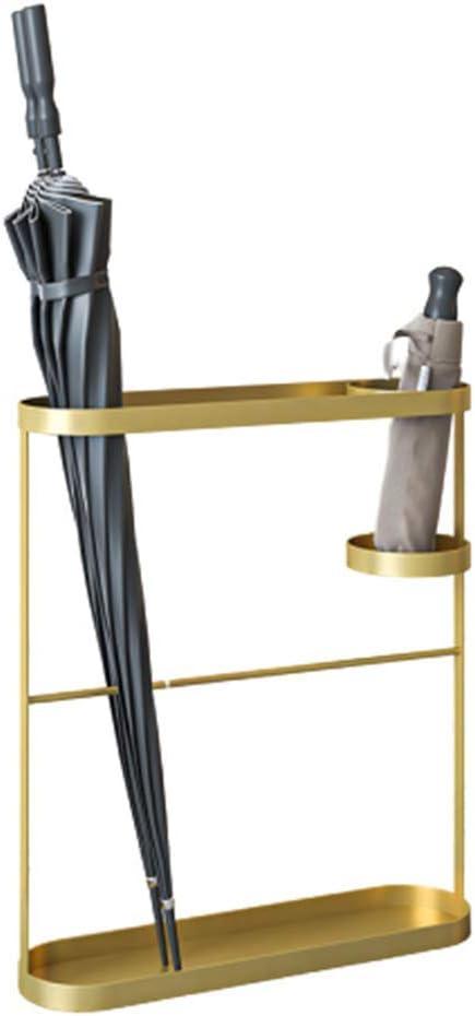 Modern Metal Umbrella Stand for Long/Short Umbrellas, 60cm Tall, Quick-Drying, Stylish Design, Ideal for Walking Canes and Umbrellas, Space-Saving Storage Solution