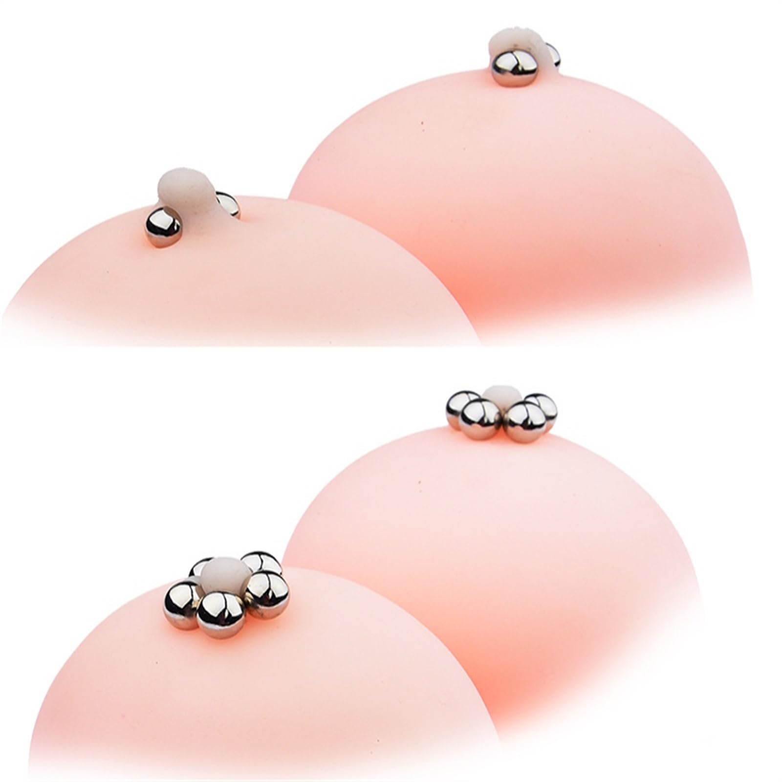 10 Piezas Bolas Magnéticas Pinzas Para Pezones Para Estimulador De Clítoris Para Coqueteo Erótico Juguete Sexual