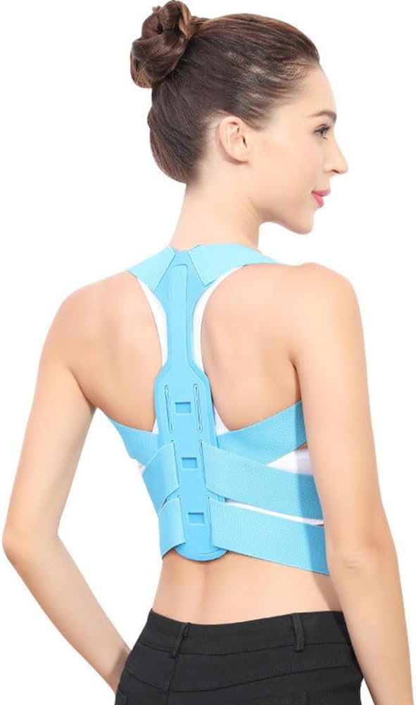 Posture Corrector for Women, Comfortable Upper and Back Brace,Adjustable Back Straightener Support for Back Shoulder Neck for Men or Child,A,M