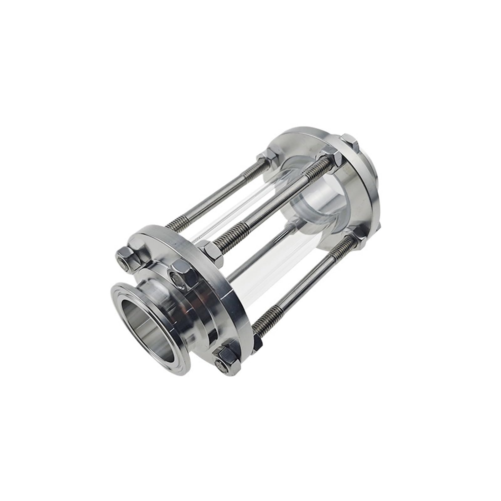 ZCKHNQOP 1.5" Tri Clamp(50.5mm) Sight Glass Flow Diopter Fitting OD38mm 304 Stainless Steel Homebrew Beer Ferrule