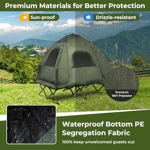 Carpa elevada 5 en 1 para 1 persona KOTEK camping miniatura 3