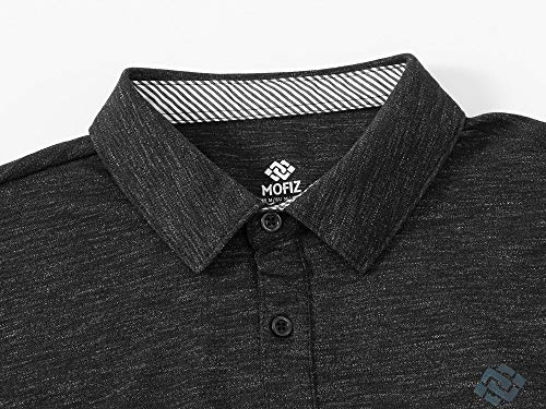 MoFiz Polo Uomo Manica Lunga Cotone Poloshirt