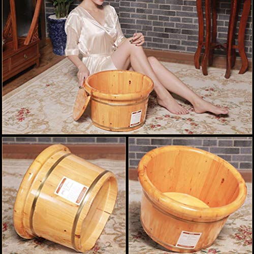 Balde de Madera para Spa de Pies, Baño para Remojar Pies miniatura 5