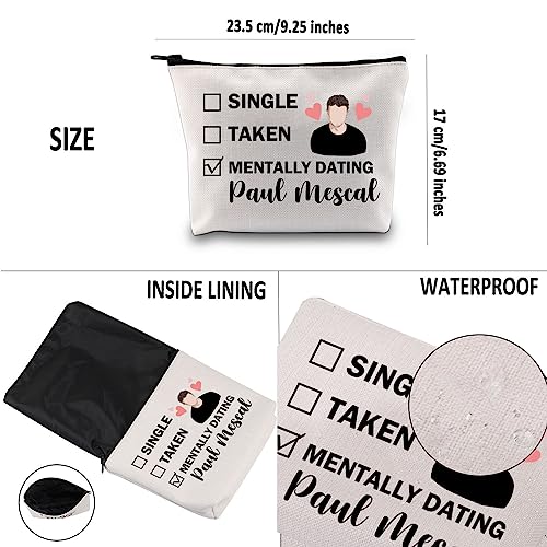 PYOUL Paul M Inspired Gift Mentally Dating Paul M Makeup Bag Paul M Fans Cosmetic Bag Actor Fan Gift (Dating Paul M B) - Image 3