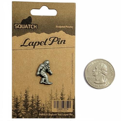 Image of Bigfoot Enamel Lapel Pin - for Fans of Bigfoot and Sasquatch