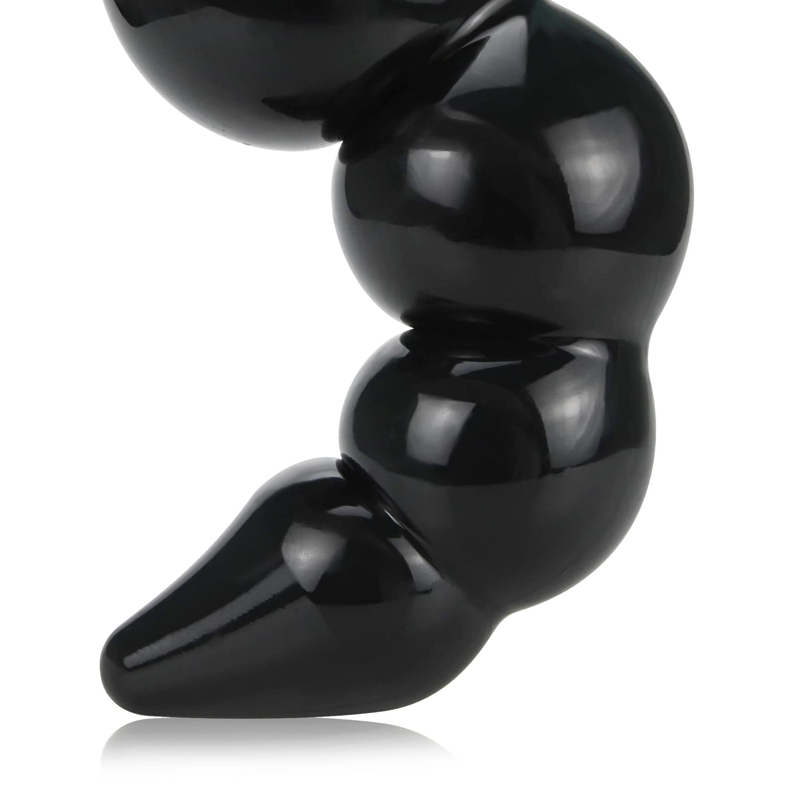 Riesen Buttplug Analkugeln mit Saugnapf Super Lange Analkette Analplug mit Anal Kugeln Anus Dilatator Prostata Massagegerät Anal Butt Plug Sexspielzeug für Frauen Männer G-Punkt Analdildo (4 Kugeln)