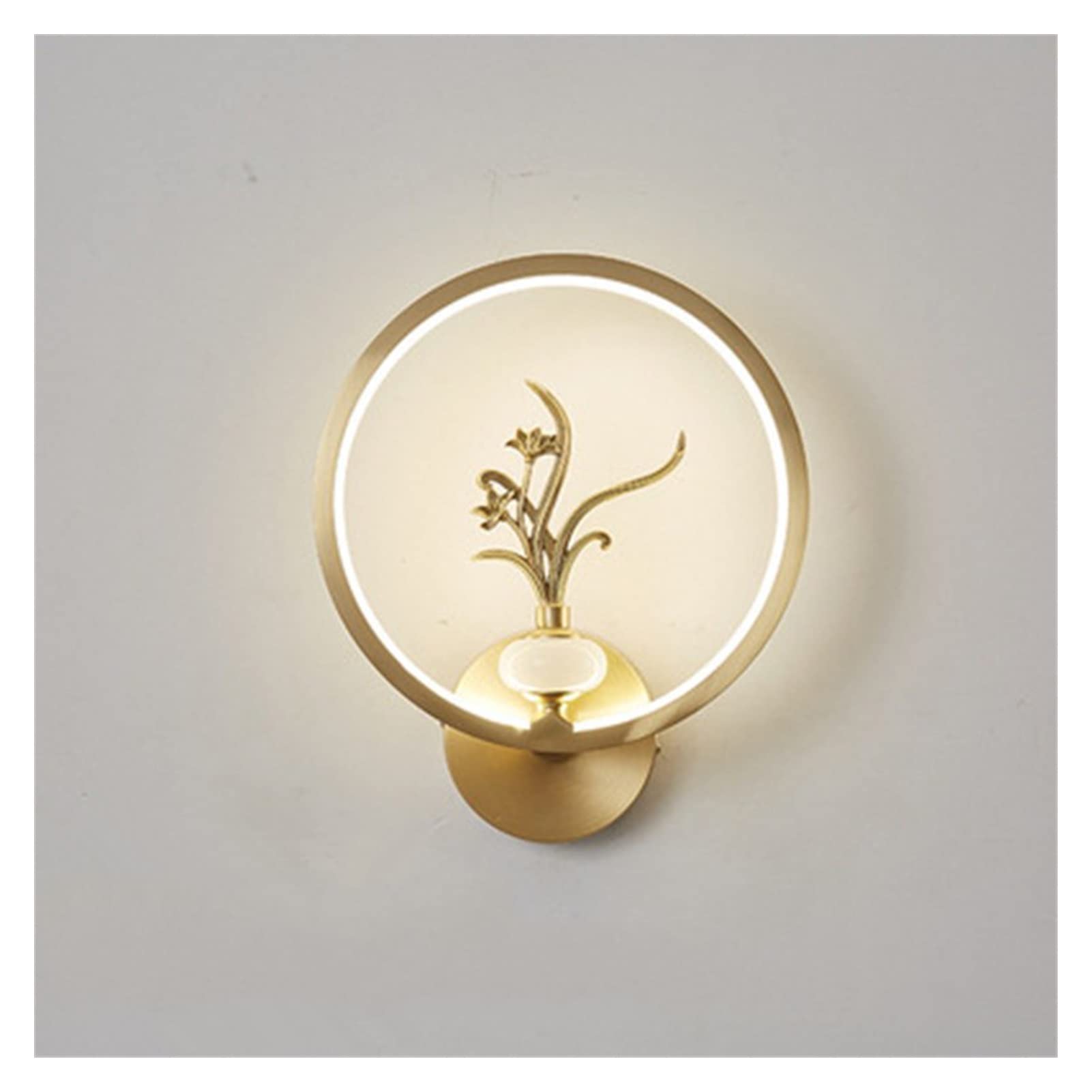 ZTCHSENZT Wall Sconces, Modern Wall Sconce, Modern LED Copper Wall Lamp - Living Room Background Wall Lamp Stair Corridor Bedroom Bedside Wall Lamp Indoor Lighting,J-Cool White(5500-7000K)