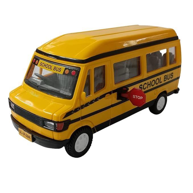 BEST DEALS School Bus Toy for Kids,Pull Back Action, Back Door Openable,TMP Travel bus (Yellow) (B0D6NH688B) Amazon Price History, Amazon Price Tracker