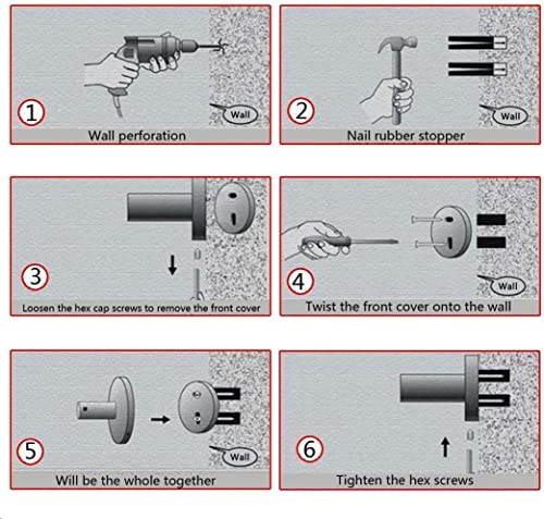 Toallero de acero inoxidable con acabado cepillado premium para pared 4