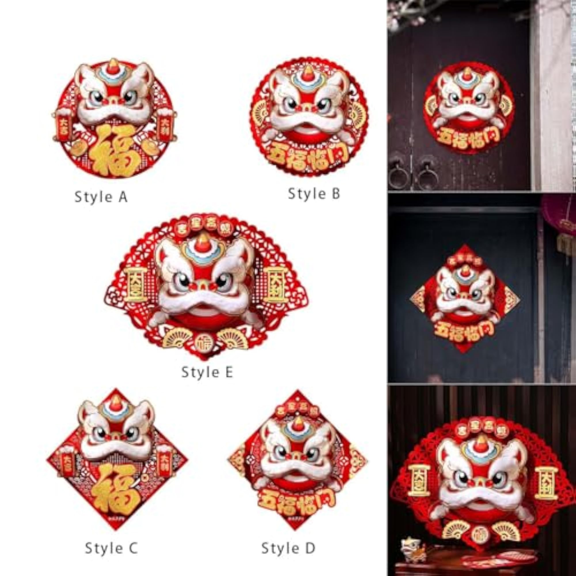 Chinese New Year Door Sticker Wall Mural
