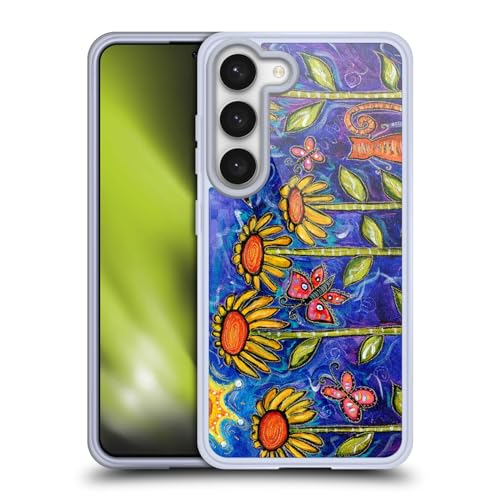 Funda de gel suave girasoles Samsung Galaxy S23 Head Case Designs