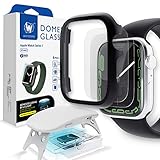 Whitestone Dome Glass 41mm Tempered Glass Screen Protector [Liquid Dispersion Tech] With Metal Case...
