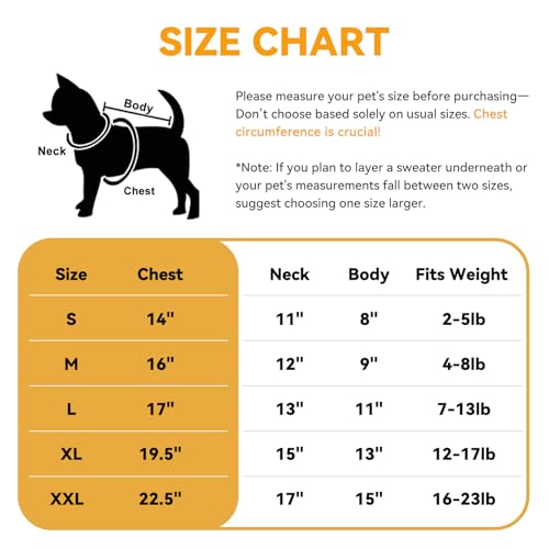 PETLESO Hundebekleidung Winter Hundemantel Warm Fleece Hundejacke Aufknöpfen Leder Winterjacke für Kleine und Mittelgroße Hunde - M