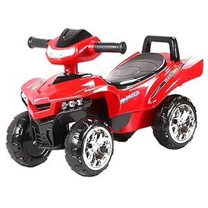 Toyhouse Racing Turbo Push ATV , Red