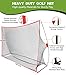 Golf Net: 10x7ft Heavy Duty Golf Practice Net for Indoor/Outdoor Training, Portable Golf Hitting Net with Carry Bag, Ideal Training Aid for Golfers Backyard Driving Chipping Swing (Standard)