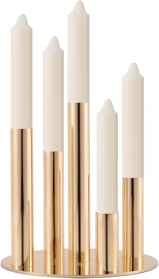 Vincidern 5Candle Metal Candelabra Candlestick Holders Centerpiece 7