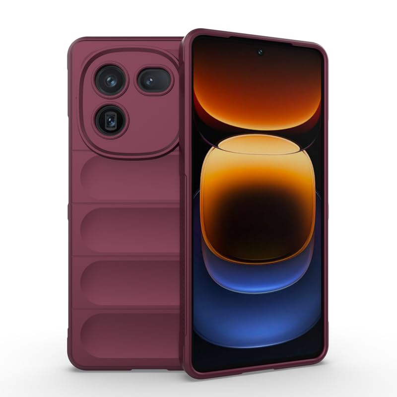 Glaxx Liquid Silicon Back Cover Case for iQoo 12 5G, Shockproof Military Grade Protection with Micro-Fibre Cloth On Inner Side and Built-in Anti-Slip Grip Back Cover [TPU|Plum] (B0CQCCHNZ1) Amazon Price History, Amazon Price Tracker