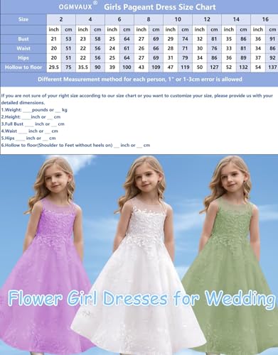 Tulle Flower Girl Dresses for Wedding Lace Appliques First Communion Dress Girls Pageant Party Ball Gown4