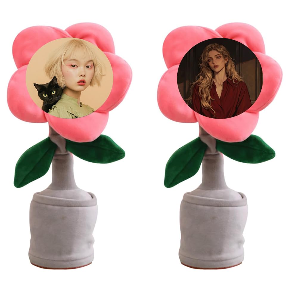 Girasole Cantante E Parlante Con Personalizzazione | Giocattolo Interattivo, Ripete La Voce, Regalo Per Natale E Compleanno - Rosa