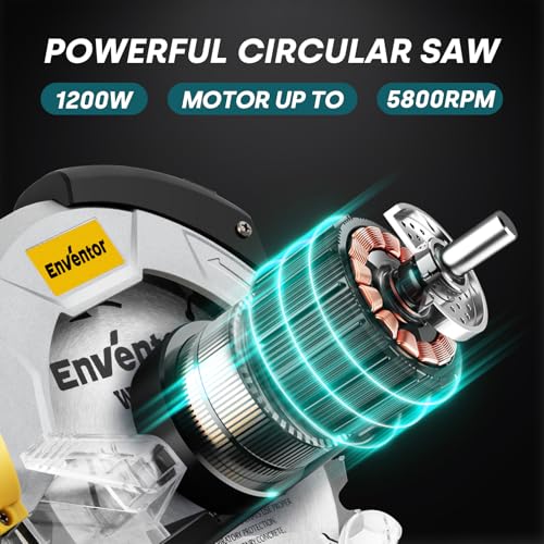 Enventor 7-1/4-Inch Circular Saw