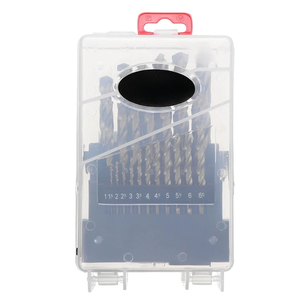 VIDOO Coffret de Forets Cobalt M35 HSS-Co Boîtier Plastique pour Acier Inoxydable Métal-19Pièces