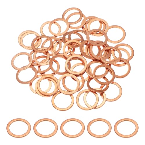 Rondelles d'étanchéité M18 en cuivre pour boulon de vidange d'huile et bouchon de carter moteur