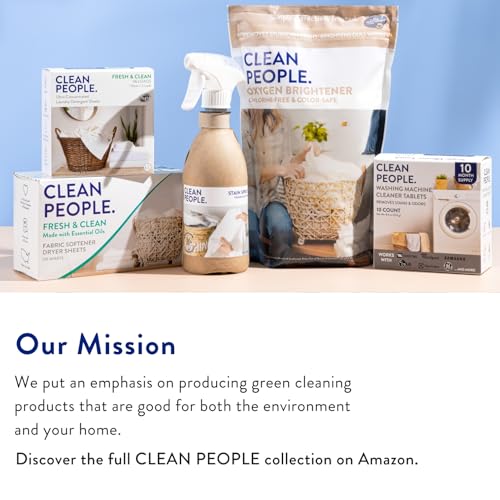 Image of The Clean People Liquid Laundry Detergent - Recyclable Packaging, Stain Fighting - Ultra Concentrated, Laundry Soap - Fragrance Free, 50 fl oz