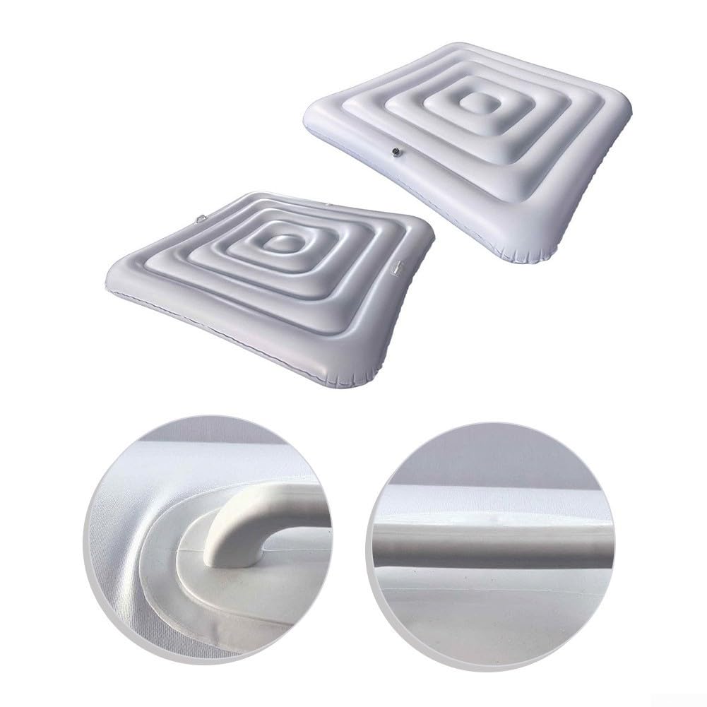 PVC gonfiabile vasca copertura 165cm impermeabile PVC gonfiabile (con | Materiale PVC di alta qualità, resistente alle intemperie, design antivento, uso esterno, costruzione di lunga durata