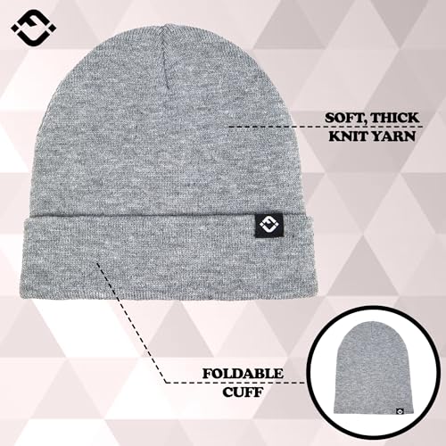 Image of Funky Junque Baby, Toddler & Kids Beanie - Ultra Soft Stretchy Knit Winter Hat for Ages 0-10, Available in 3 Sizes