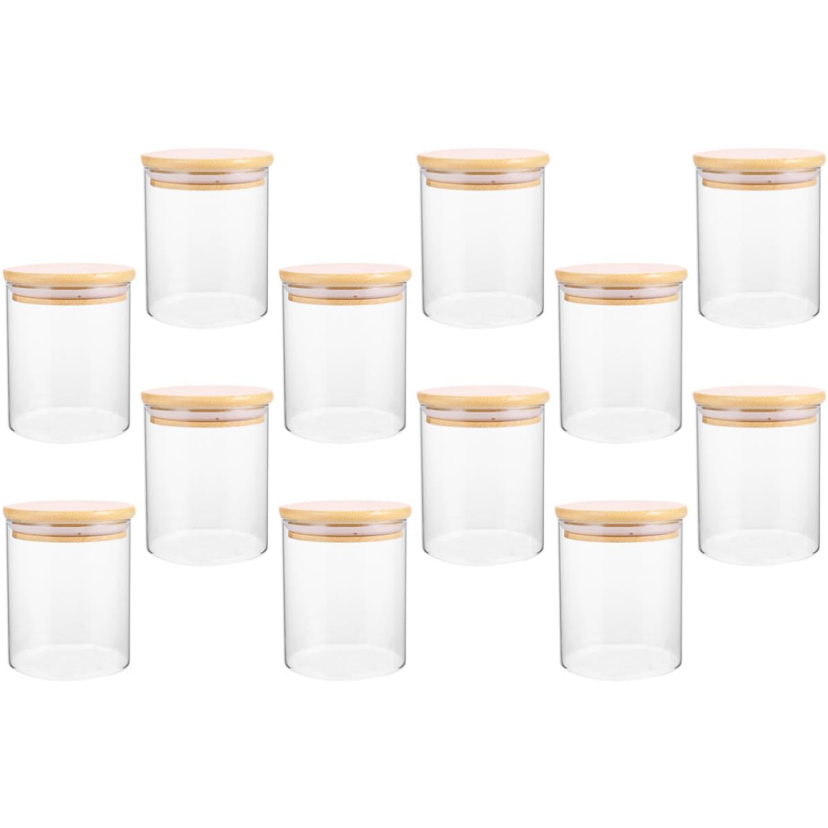 Frascos de vidrio de 250ml para organizar tus especias y café con estilo