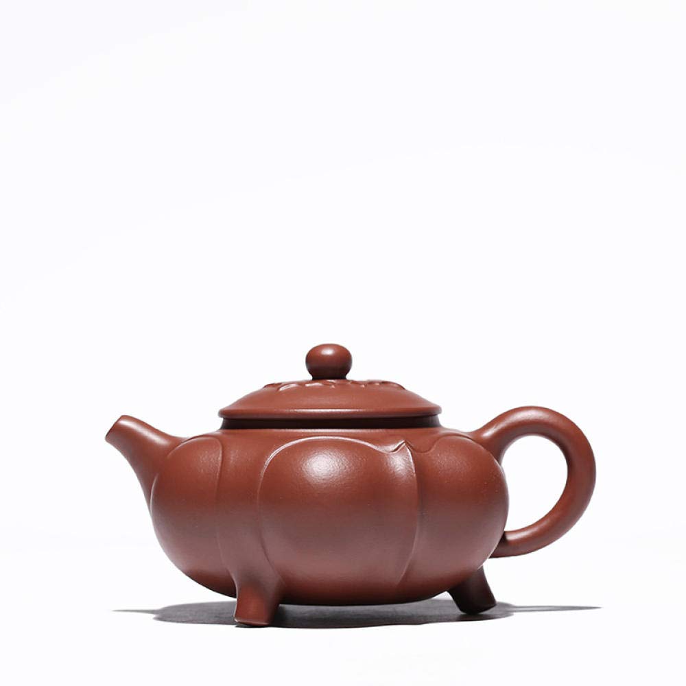 Zisha Teapot Original Ore Purple Clay Teapot Three-Legged Nafu Tea Set Handmade Teapot