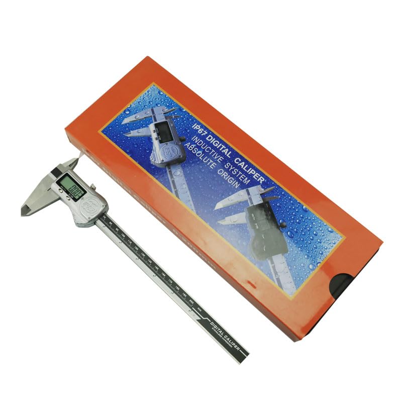 Mikrometr, Wodoodporna suwmiarka cyfrowa 0-150/200/300mmMetalowa elektroniczna z noniuszem mikrometr praca w wodzie(0-150mm IP67)