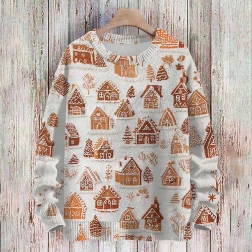 Kids Ugly Christmas Sweater Girls Crewneck Long Sleeve Sweatshirts Funny Xmas Print Loose Fall Winter Pullover Tops2