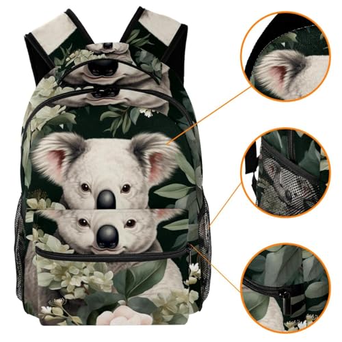 Sac à dos Campus Koala multicolore avec filet pour gourde intégrée - 3