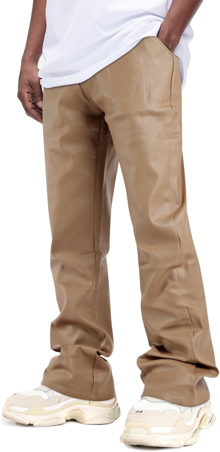 leather pants and dunks