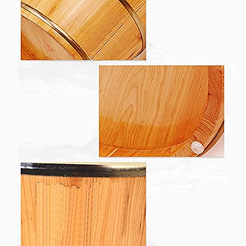 Spa de pies de madera de cedro natural para uso en casa miniatura 3
