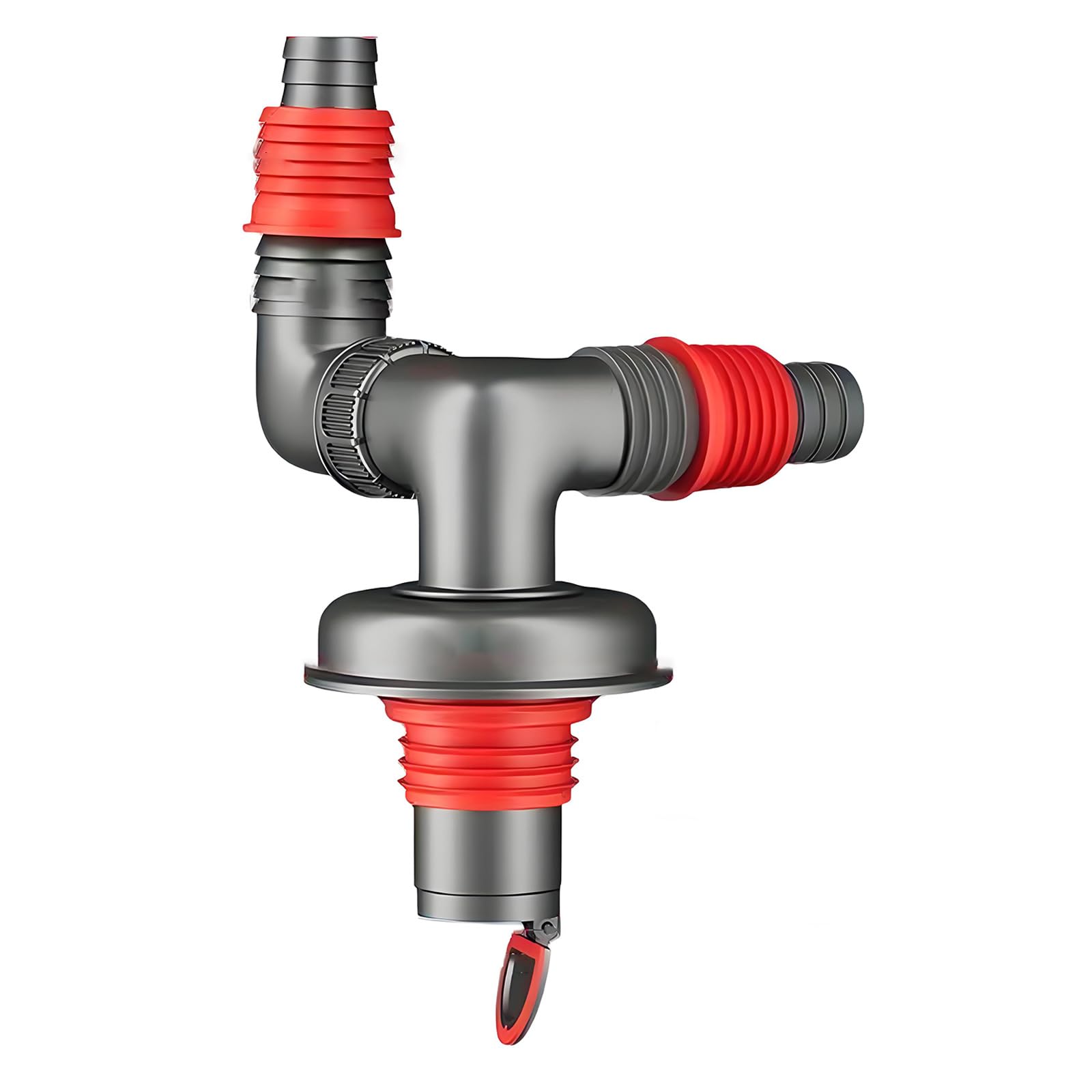 Multiple Outlet Water Divider for Laundry Room and Kitchen Sink Universals Washing Machine Drain Pipe Connector Quickly Connects Split Flows Drain Adapter