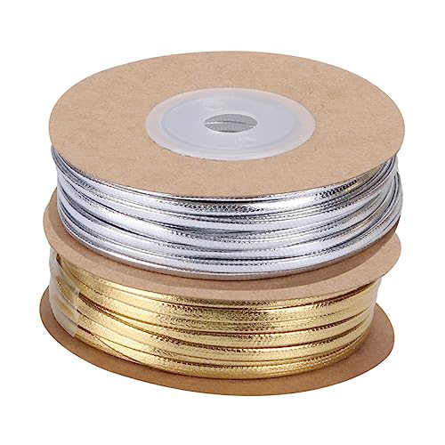 LALAFINA 3sets Leather Cord Stretchy String 15m Satin Rope for Bracelet Kit Cord Beading Jewelry Supplies 2pcs*3