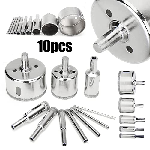 Set de 10 Brocas Diamante para Mármol y Vidrio de 3-50mm miniatura 3