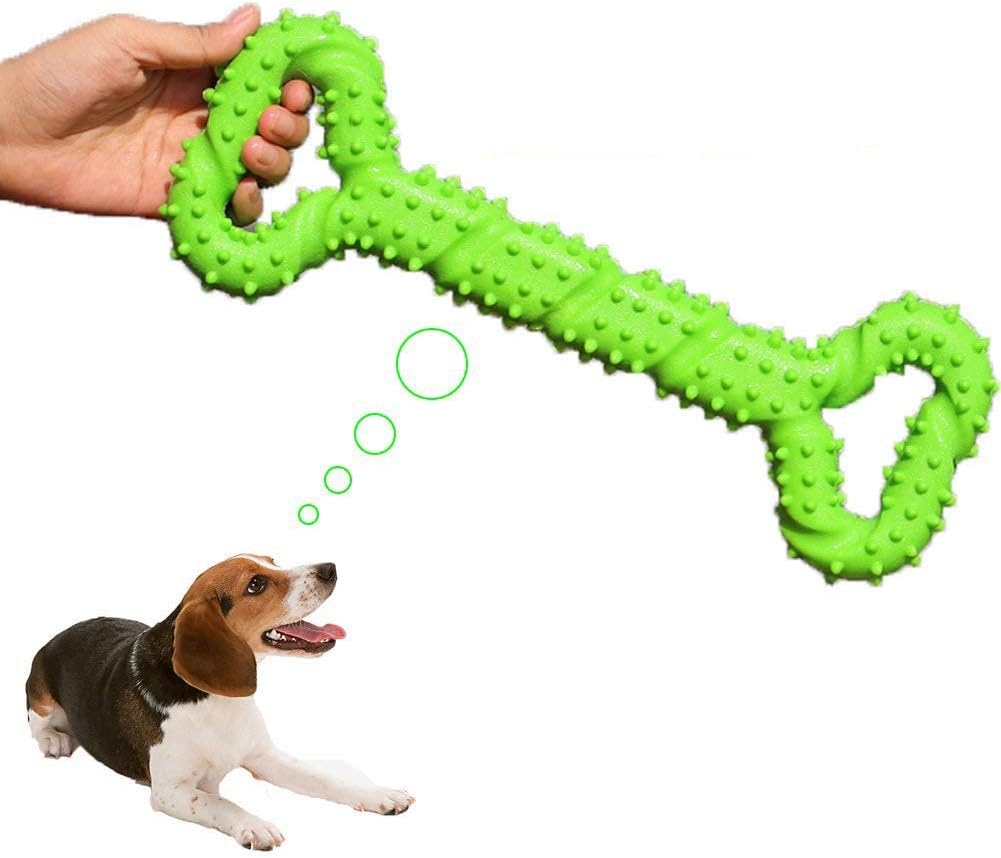 Amazon Loobani 犬用歯磨きおもちゃ 噛むおもちゃ 知育玩具 耐久性 丈夫 Tpr材質 運動不足やストレス解消 水洗可能 小型犬 中型犬 大型犬 グリーン Loobani 噛むおもちゃ 通販