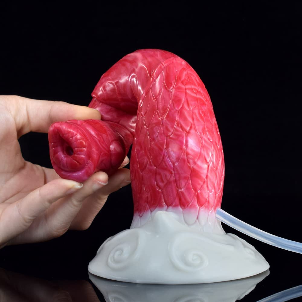 Gode à fonction d’éjaculation Gode animal réaliste XL avec ventouse Gode naturel 23 cm Gode chien Masturbateur point G Plug anal Sextoy pour femmes Extrême dur