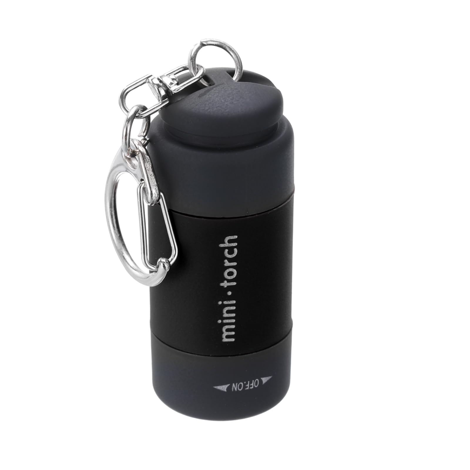 PATIKIL Mini Keychain Flashlight, Pocket LED Flashlight Portable Torch USB Rechargeable for Outdoor Camping Party Black - Image 3