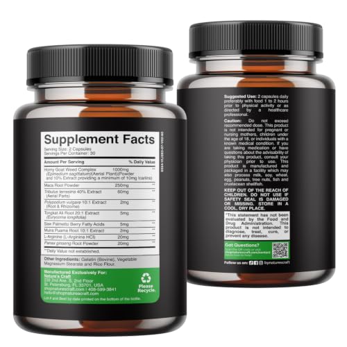 Nature's Craft Horny Goat Weed 9-in-1 Formula