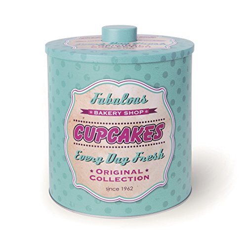 Excelsa Vintage Scatola Cupcakes, Metallo