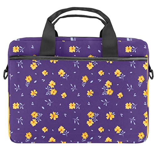Sac d'ordinateur floral violet élégant pour inspirer votre journée