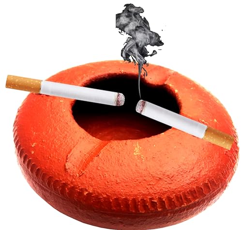 Image of Handcrafted Classic Earthen /Terracotta Creative Tabletop /Desktop Ornament Ash Tray /Ash Holder For Cigarette /Cigar Smoking For Home /Car /Balcony /Office /Bar For Gift Occasions (1)