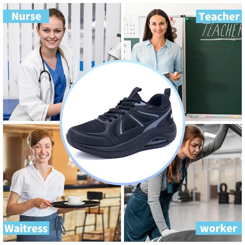 Image of AOV Women Arch Support Walking Shoes Orthotic Sneakers for Plantar Fasciitis Foot and Heel Pain Relief Tennis Shoes